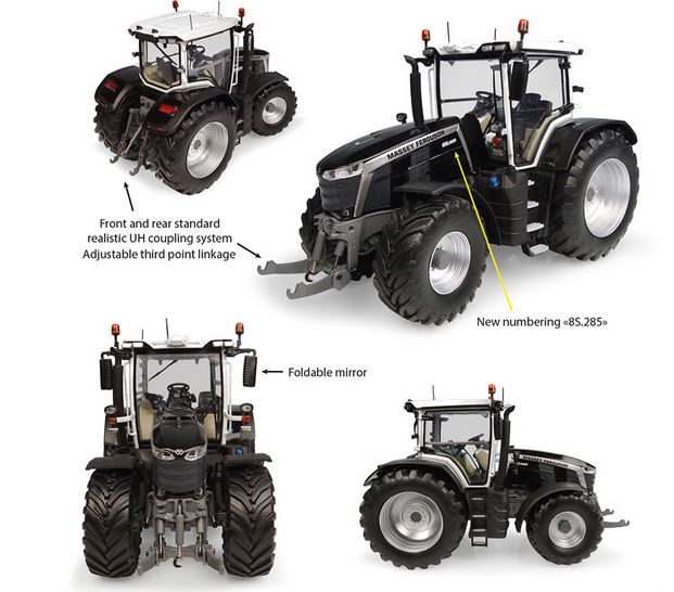 Massey Ferguson 8S.285 Black Edition - 1:32